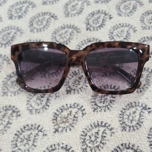 Tortoise Shell Square Sunglasses